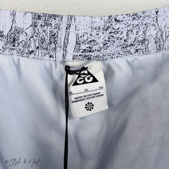 Nike Men's ACG Reservoir Hiking Trail Printed Shorts Size XL NWT Jaguar Tropical - Picture 9 of 9